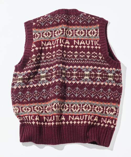 NAUTICA（ノーティカ） ベスト ジレ ヴィンテージライク フェアアイル