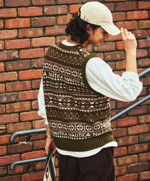 NAUTICA（ノーティカ） ベスト ジレ ヴィンテージライク フェアアイル