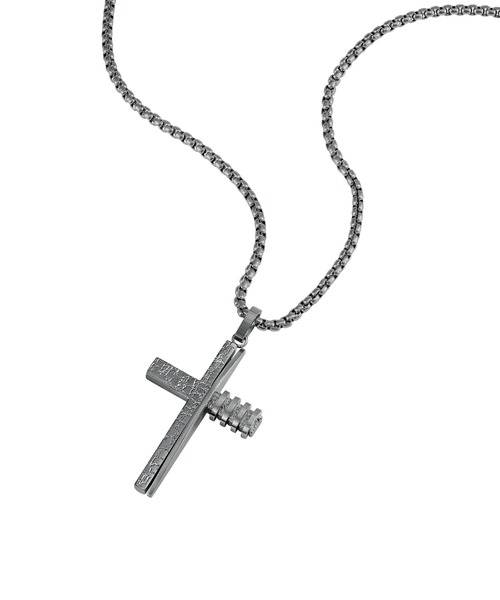 ポリス　ネックレス POLICE（ポリス） ネックレス CROSSTONE ネックレス メンズ : ZOZOTOWN