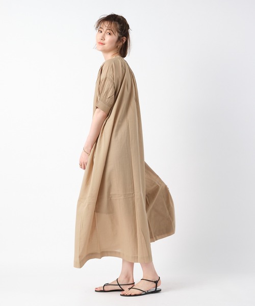 「RIVE DROITE」 半袖ワンピース FREE ベージュ レディース_画像2