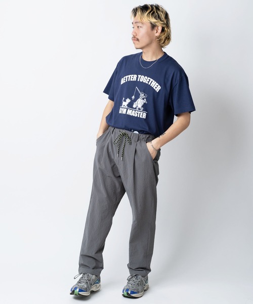 「gym master」 半袖Tシャツ SMALL ベージュ メンズ_画像2