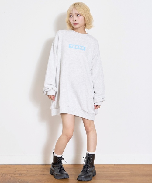 LOVETOXIC ワンピース フォトバックプリントプルワンピース キッズ