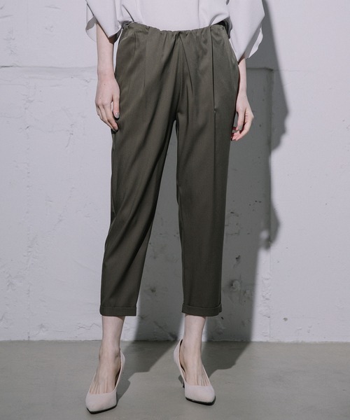 「MARECHAL TERRE」 イージーパンツ 1 ベージュ レディースの画像3