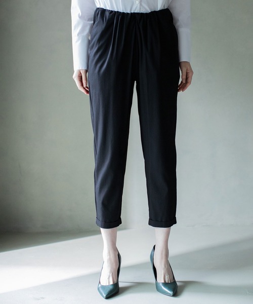 「MARECHAL TERRE」 イージーパンツ 1 ベージュ レディースの画像4