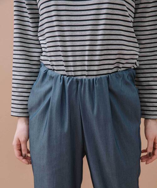 「MARECHAL TERRE」 イージーパンツ 1 ベージュ レディースの画像6