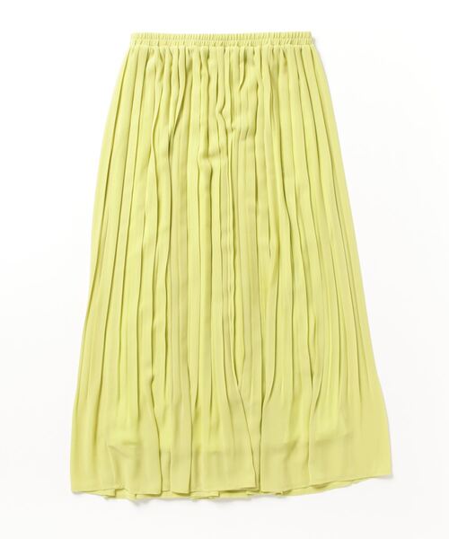 SHIPS any 「SHIPS any」 プリーツスカート ONE SIZE ライトグリーン