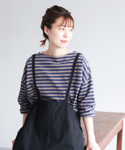 「soulberry」 長袖カットソー M ブラウン レディース_画像3