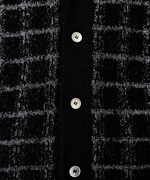 Camphor wood セーター ニット RAME TWEED KNIT L/S SHIRT / ラメ