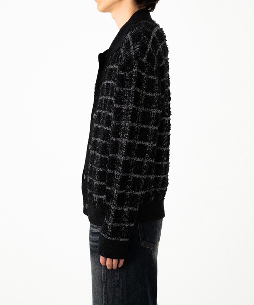 Camphor wood セーター ニット RAME TWEED KNIT L/S SHIRT / ラメ