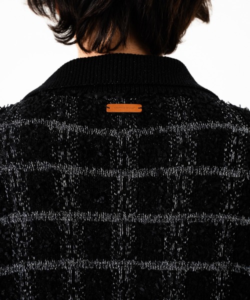 Camphor wood セーター ニット RAME TWEED KNIT L/S SHIRT / ラメ