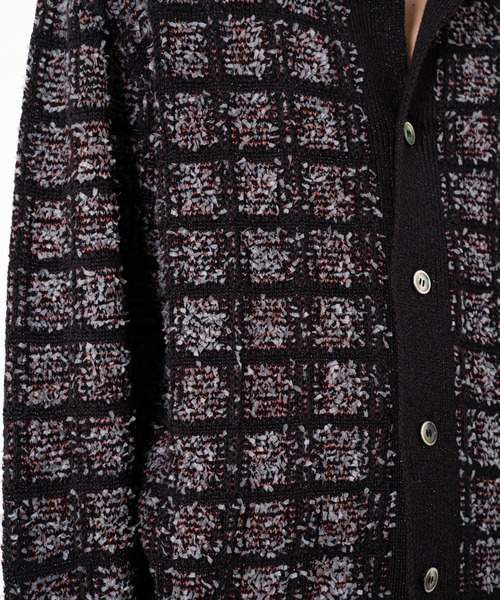 Camphor wood セーター ニット RAME TWEED KNIT L/S SHIRT / ラメ