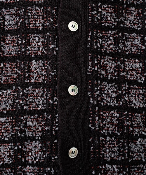Camphor wood セーター ニット RAME TWEED KNIT L/S SHIRT / ラメ