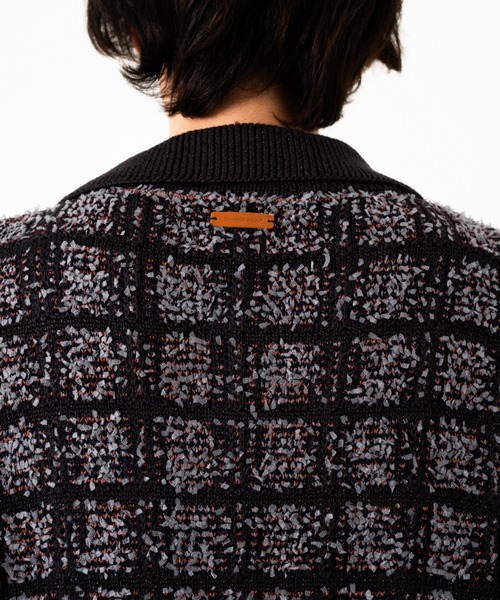 Camphor wood セーター ニット RAME TWEED KNIT L/S SHIRT / ラメ