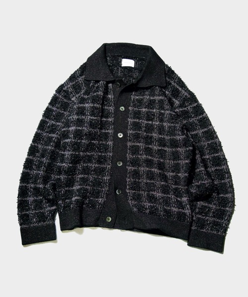 Camphor wood セーター ニット RAME TWEED KNIT L/S SHIRT / ラメ
