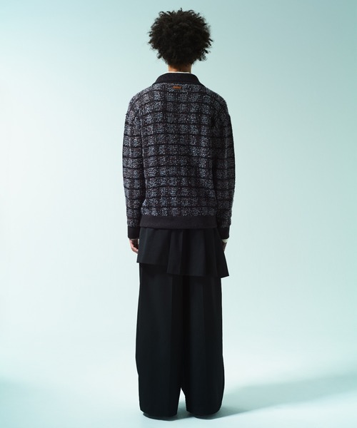 Camphor wood セーター ニット RAME TWEED KNIT L/S SHIRT / ラメ