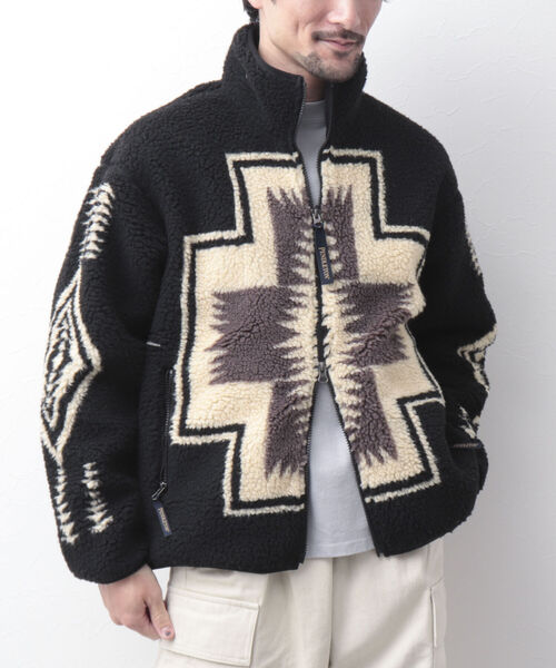PENDLETON☆ブルゾン☆サイズL PENDLETON（ペンドルトン） ブルゾン L ブラック メンズ : ZOZOTOWN