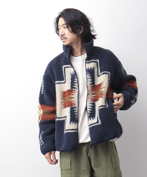 PENDLETON（ペンドルトン） ブルゾン L ブラック メンズ : ZOZOTOWN