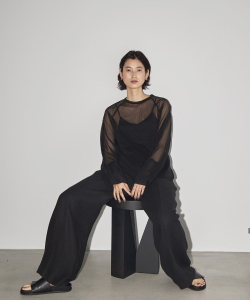 「TODAYFUL」 長袖カットソー FREE ブラック レディース_画像2