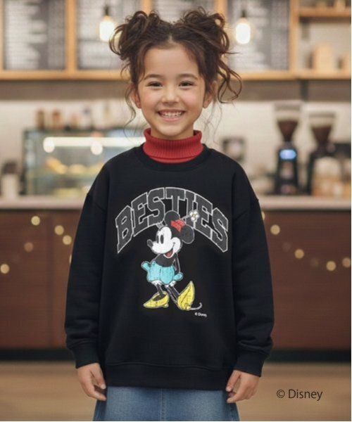 GLAZOS（グラソス） トレーナー 「SKIT0LY」「DISNEY」裏起毛