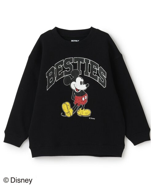 ミニーマウス ミッキーマウス トレーナー GLAZOS（グラソス） トレーナー 「SKIT0LY」「DISNEY」裏起毛