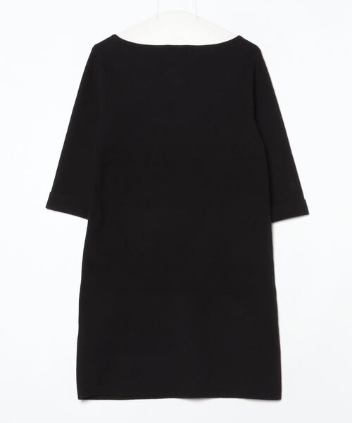 「Rouge vif」 ニットワンピース - ブラック レディース_画像2