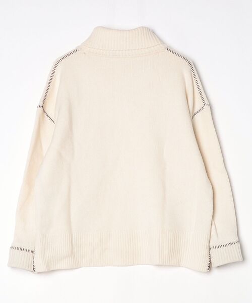 「WRAPINKNOT」 タートルネックニット FREE アイボリー レディース_画像2