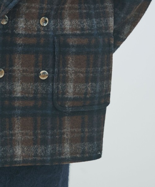 MACPHEE（マカフィー） コート アウター ボンディングチェック ダブル