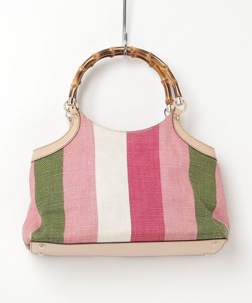 GUCCI バンブー　ショルダーバッグ　ピンク GUCCI（グッチ） 斜め掛けショルダーバッグ ハンドバッグ バンブー