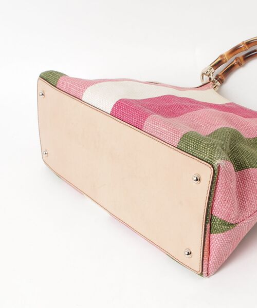 GUCCI（グッチ） バンブー トートバッグ - ピンク レディース