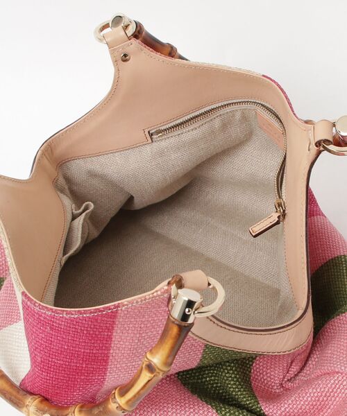 GUCCI（グッチ） バンブー トートバッグ - ピンク レディース