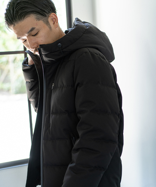 417 EDIFICE ダウンジャケット　XL ブラック 417 EDIFICE（フォーワンセブンエディフィス） ダウンジャケット X