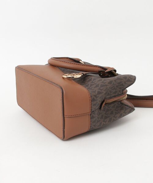 MICHAEL KORS マイケルコース 2way レザー ボストンバッグ 総柄 MICHAEL KORS（マイケルコース） マイケル ハンドバッグ ミニボストン