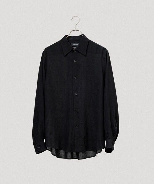シャツ 「NIKKE」シフォンボイル レギュラーカラーシャツ メンズの画像