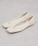 バレエシューズ パンプス 「2.718」メッシ...の詳細画像1