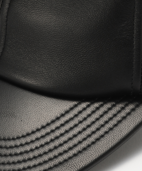 キャップ 帽子 KIJIMA TAKAYUKI (キジマタカユキ)  LAMB SKIN 6PANEL CAP メンズ レディースの画像