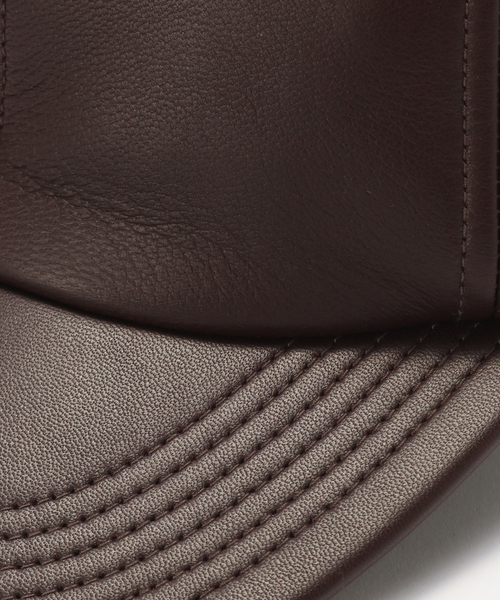 キャップ 帽子 KIJIMA TAKAYUKI (キジマタカユキ)  LAMB SKIN 6PANEL CAP メンズ レディースの画像