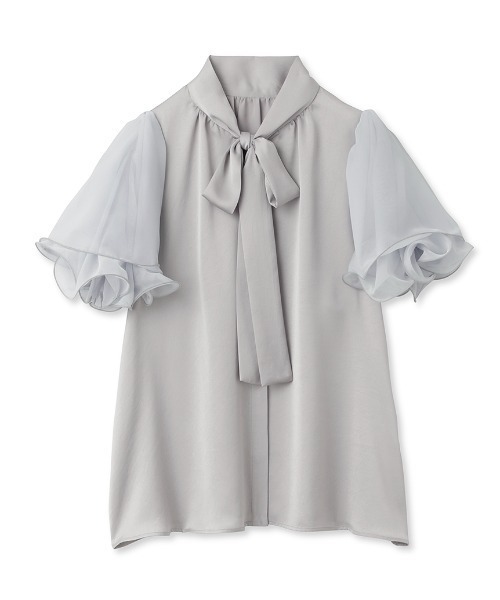 FRAY I.D（フレイ・アイディー） 半袖ブラウス ONE SIZE パープル