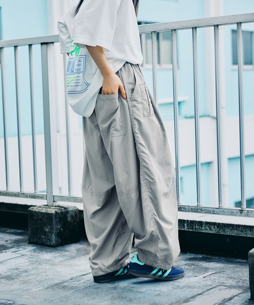 niko and…（ニコアンド） カーゴパンツ LARGE グレー レディース