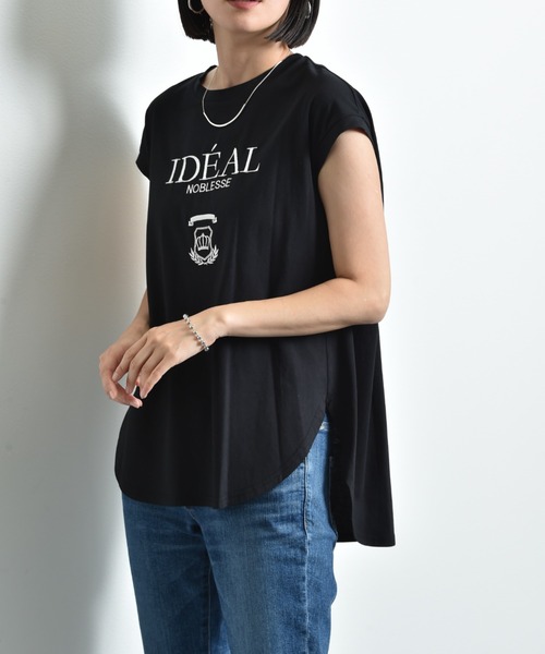 「INTERPLANET」 半袖Tシャツ FREE グレー レディース_画像5