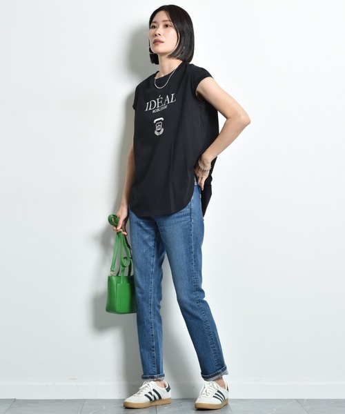 「INTERPLANET」 半袖Tシャツ FREE グレー レディース_画像9