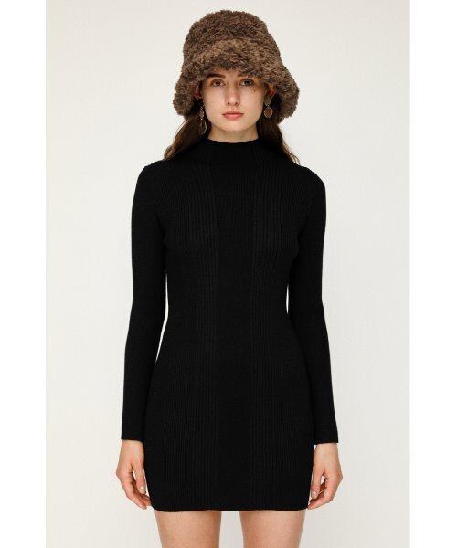 「SLY」 ニットワンピース 1 ベージュ レディース_画像7
