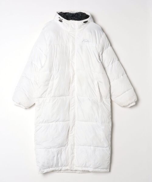 ホワイト フード付き ロングコート M FILA FILA（フィラ） コート MEDIUM ホワイト レディース : ZOZOTOWN Yahoo