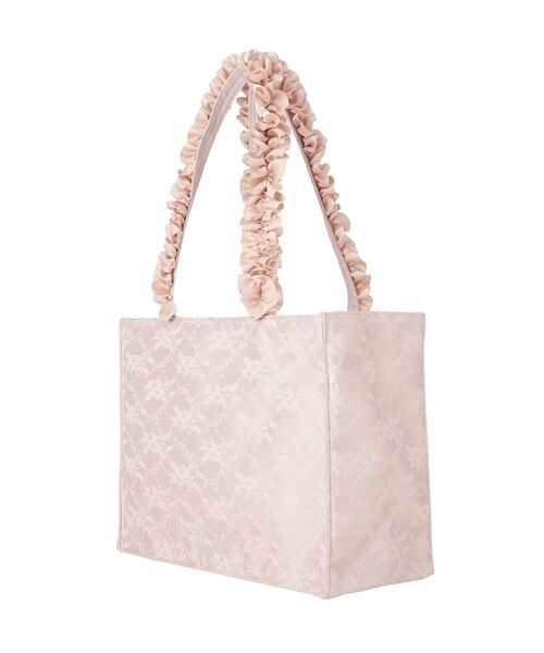 Maison de FLEUR（メゾンドフルール） トートバッグ レースフリル