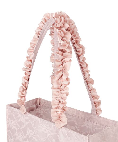 Maison de FLEUR（メゾンドフルール） トートバッグ レースフリル