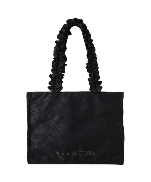 Maison de FLEUR（メゾンドフルール） トートバッグ レースフリル