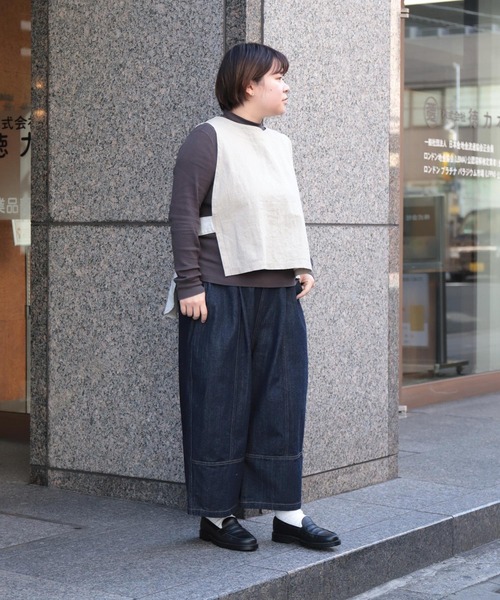 「Brocante」 ノースリーブトップス 2 ホワイト レディース_画像3