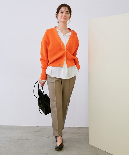 「ROPE'」 カーディガン 38 チャコールグレー レディース_画像5