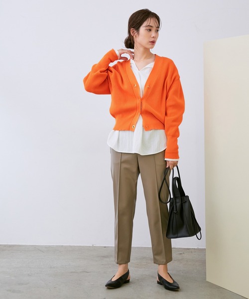 「ROPE'」 カーディガン 38 チャコールグレー レディース_画像7