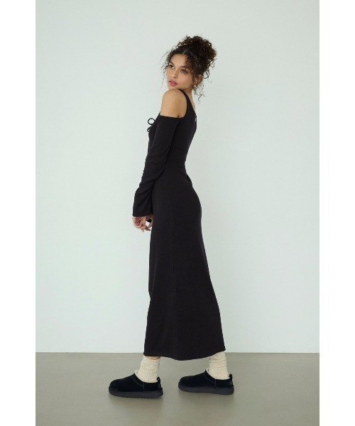 ALEXIA STAM（アリシアスタン） ワンピース Open Shoulder Long Dress
