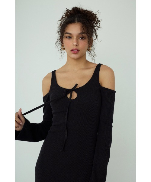 ALEXIA STAM（アリシアスタン） ワンピース Open Shoulder Long Dress